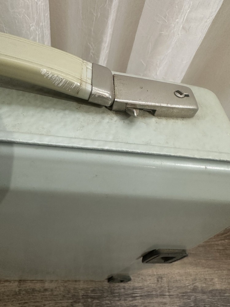 Hermes 3000 Portable Typewriter With Case Seafoam Green