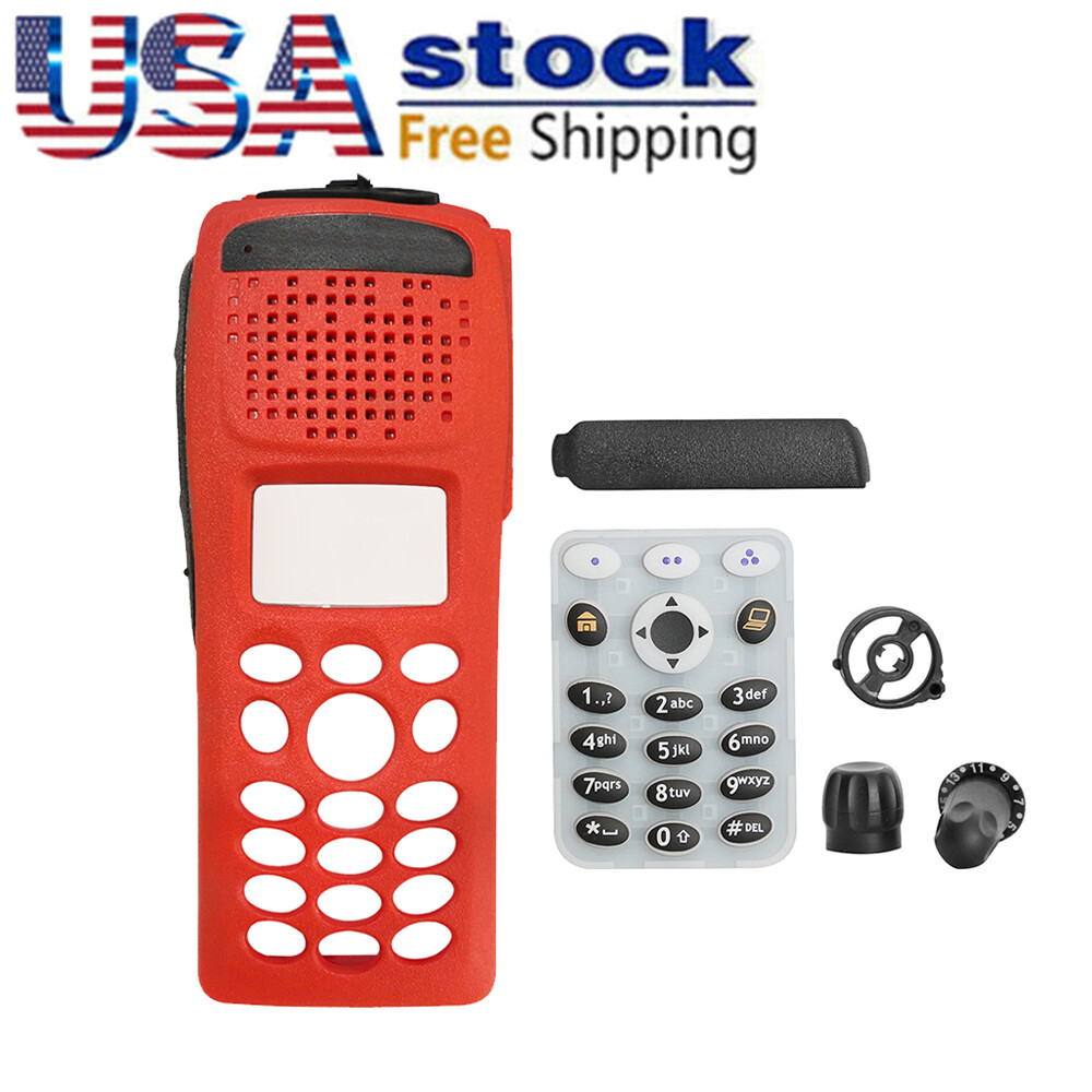 10x Red Refurbish Front Case Housing Replacement for XTS2500 Model 3 Radio