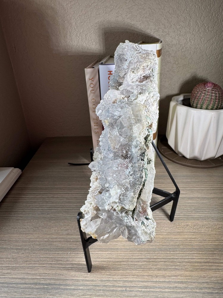 Large Amethyst Flower on Custom Stand