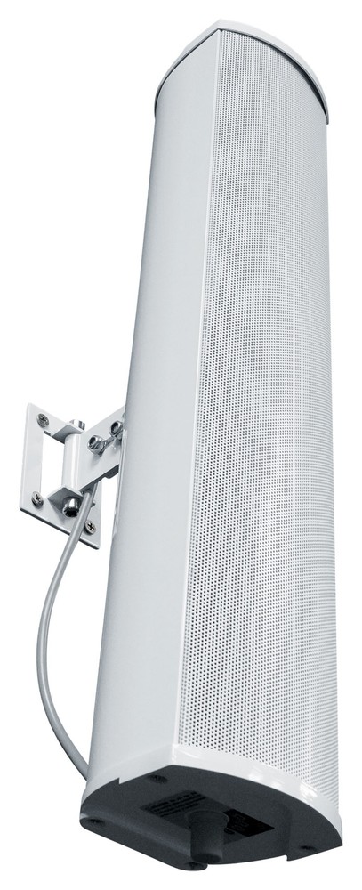 Rockville WET ARRAY 4 White Swivel Column Line Array 70V Commercial Pro Speaker