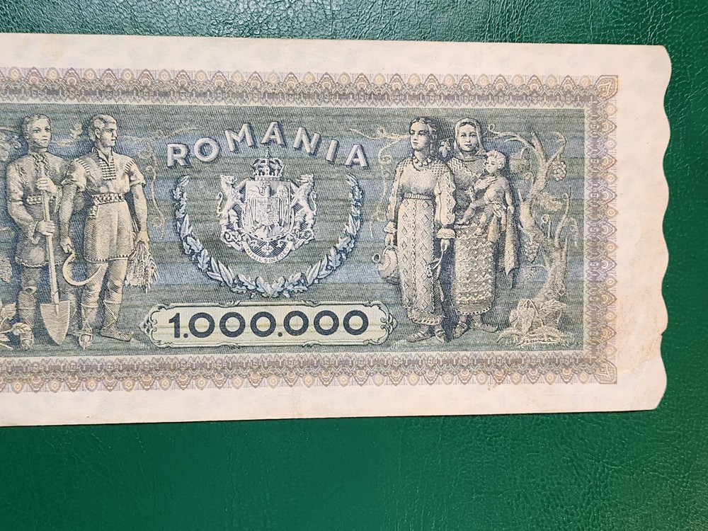 ROMANIA - 1000000 LEI 1947 - XF+ BANKNOTES1