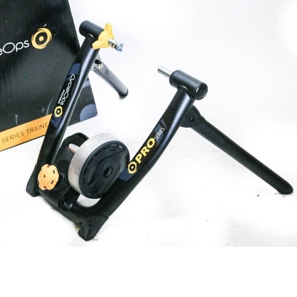 CycleOps PowerBeam Pro Pre-Assembled Bluetooth Electronic Smart Trainer, Black