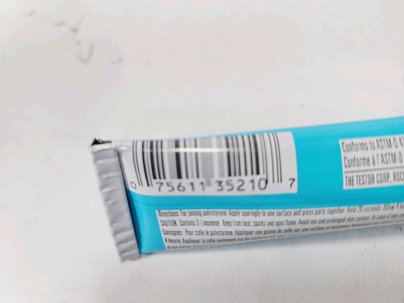 Testors Non Toxic Cement Glue For Plastic Models #3521 18ml NOS - 6 for $9.99
