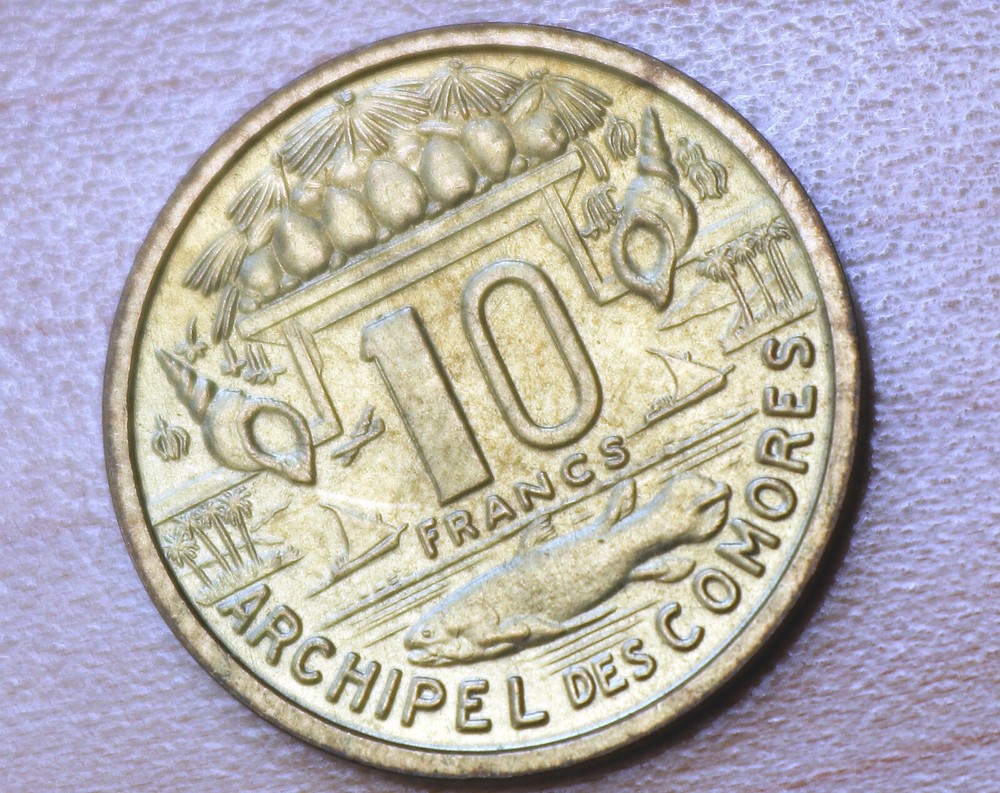 1964 Comores 10 Francs