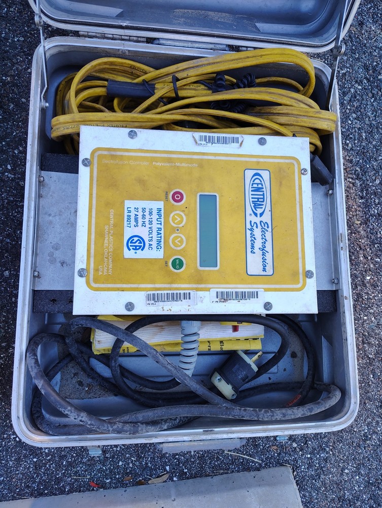 Central Plastics Electrofusion Processor / Poly Pipe Welding Machine