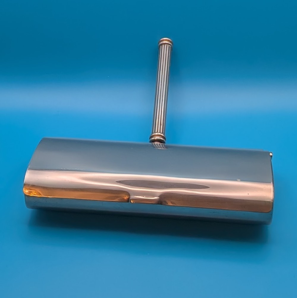 Silver Plated Brush Table Crumber Sweeper Catcher