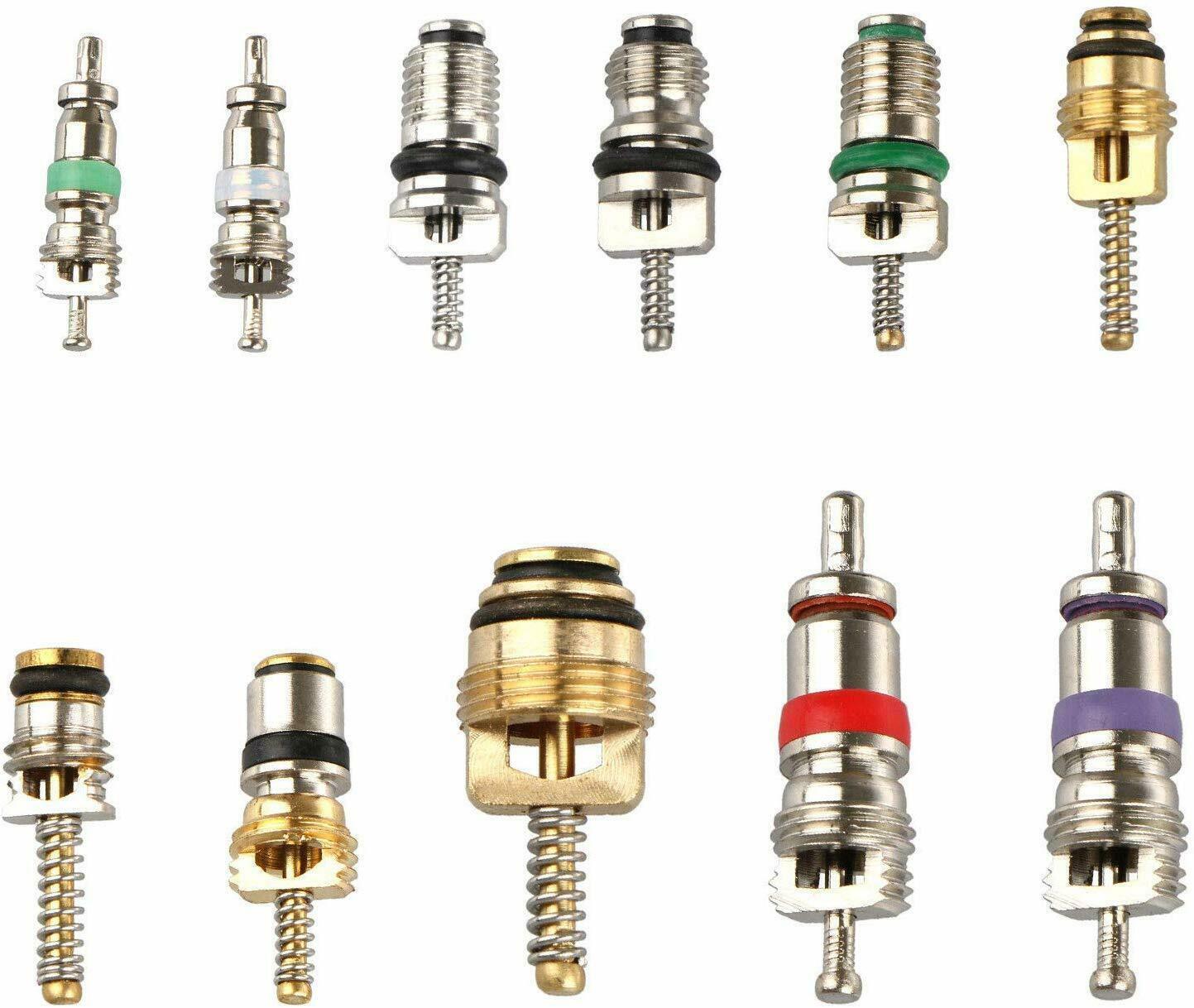 102pcs Car R12 & R134a A/C Air Conditioner Schrader Valve Core Remover Tool Kit