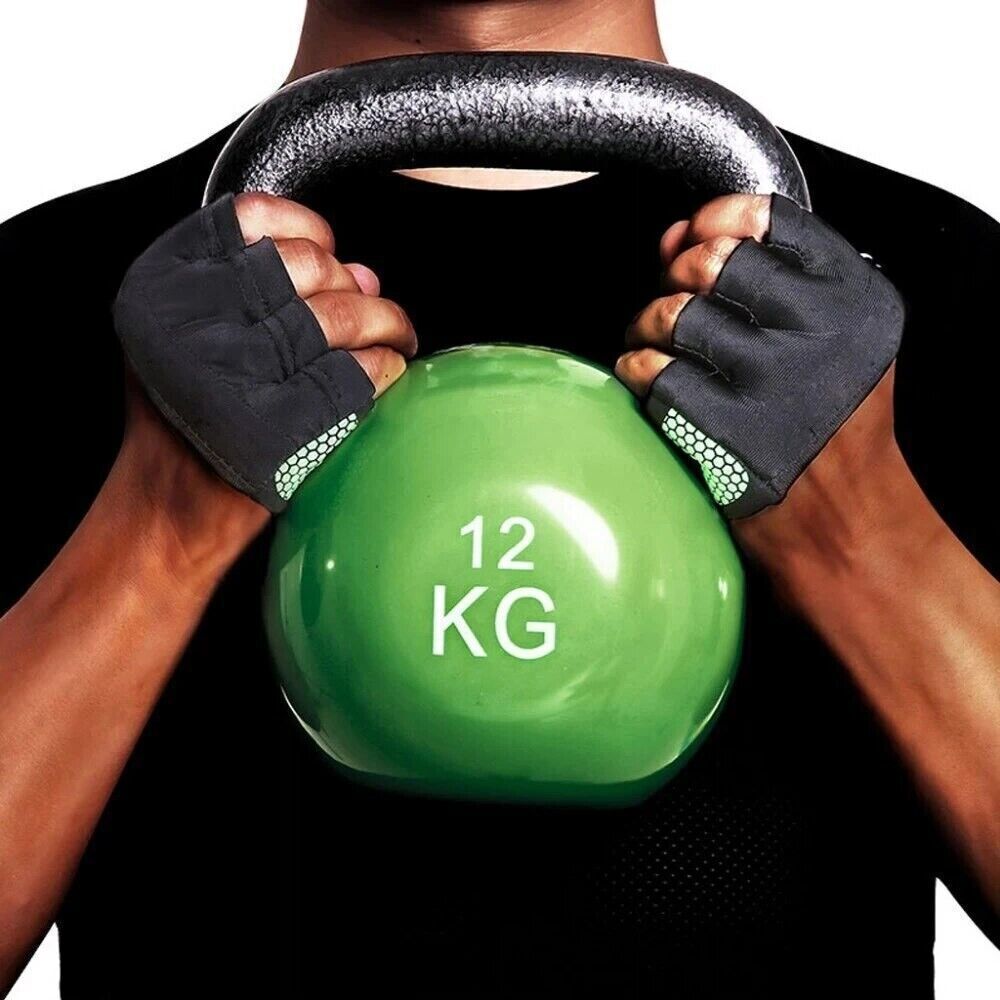 Workout, Pull Ups, Rowin Fabric Exercise Gloves for Heavy Weight Training