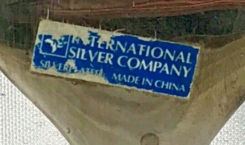 11" International Silver Company Vintage Silver Plated Fork