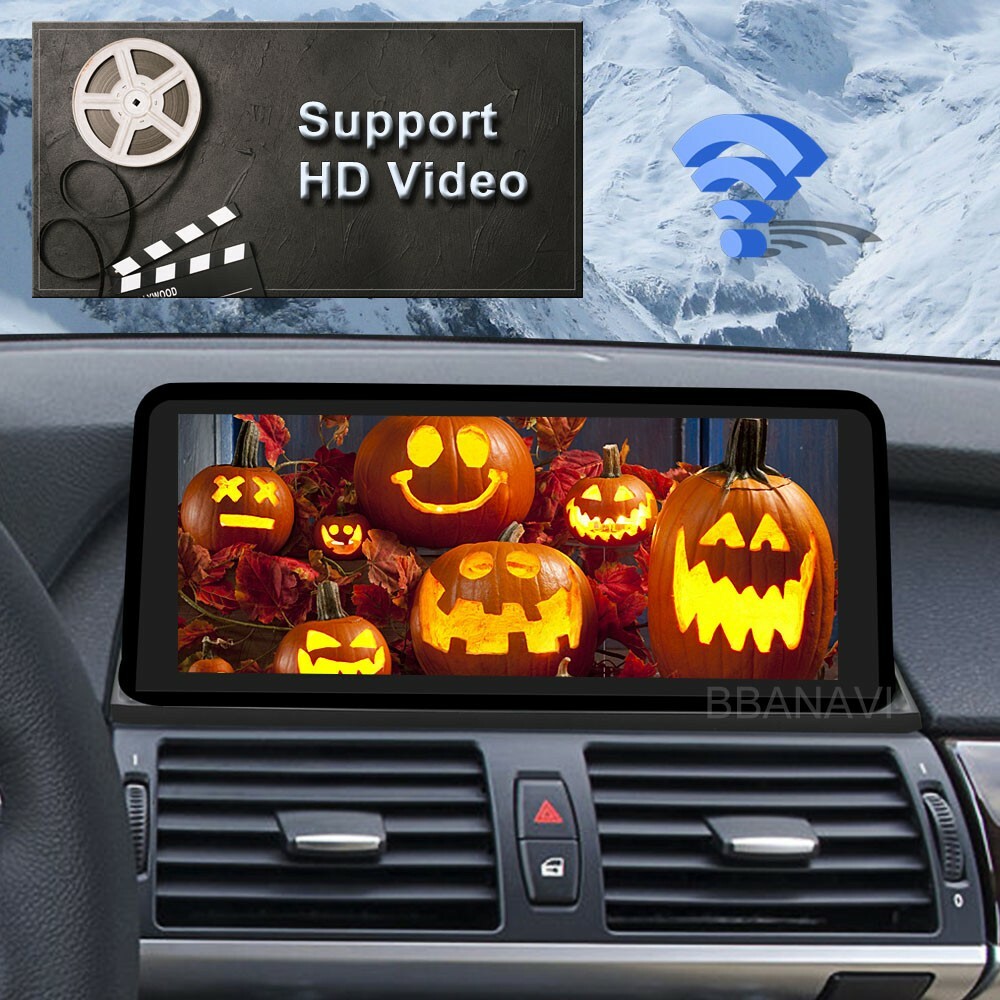 10.25in Android Screen Display Car Multimedia GPS Navigation BMW X5 X6 E70 E71