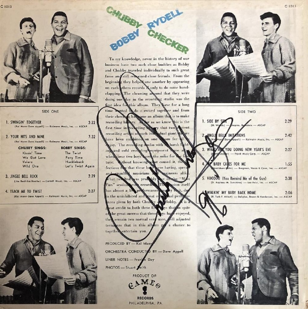 Chubby Checker- Signed Record Album
