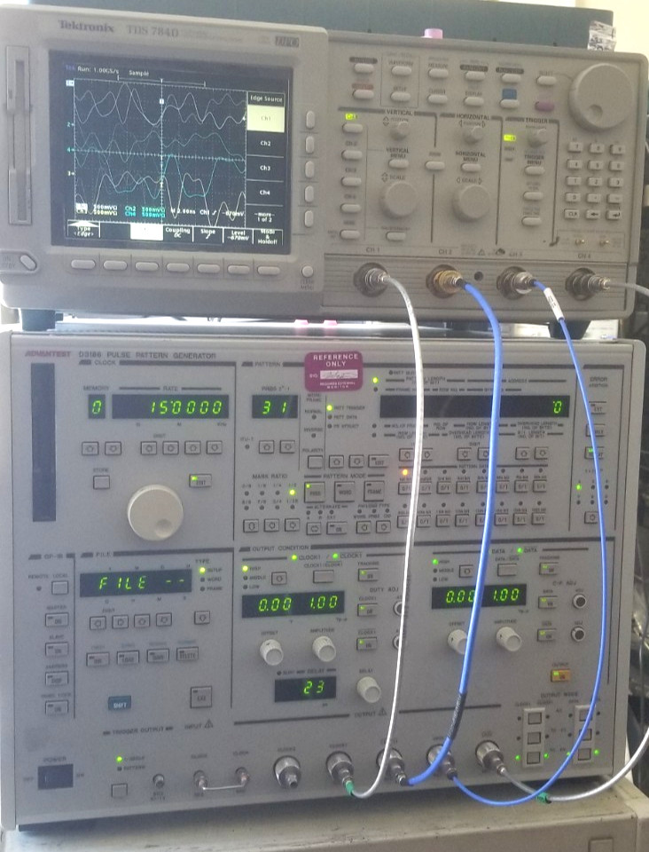 Advantest D3186 12.5 GHz Pulse Pattern Generator WORKING! Bit error injection