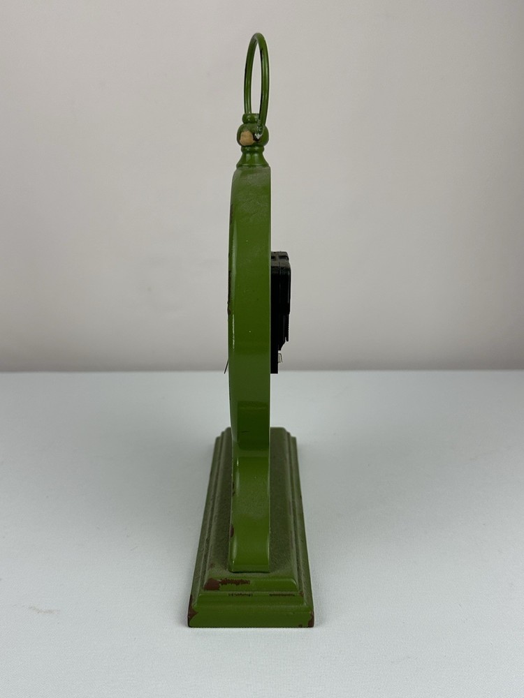 Decorative Green Clock Tabletop Desktop