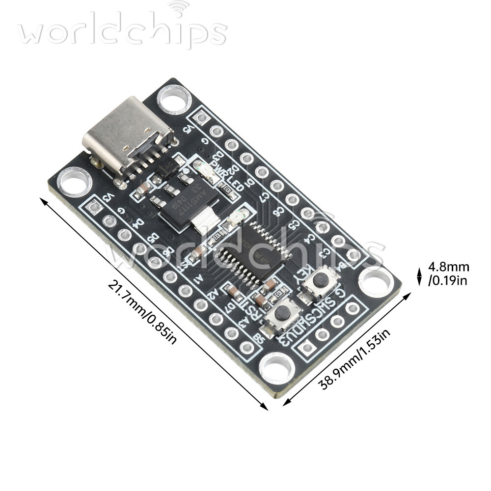 HK32F030MF4P6 Development Board Core Board Type-C Learning Evaluation Board New