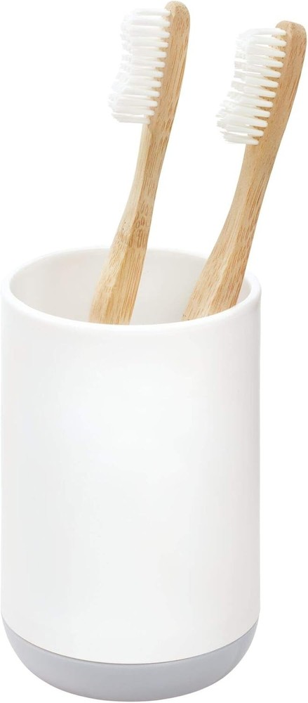 Toothbrush Holder for Normal Toothbrushes, Spin Brushes, and Toothpaste