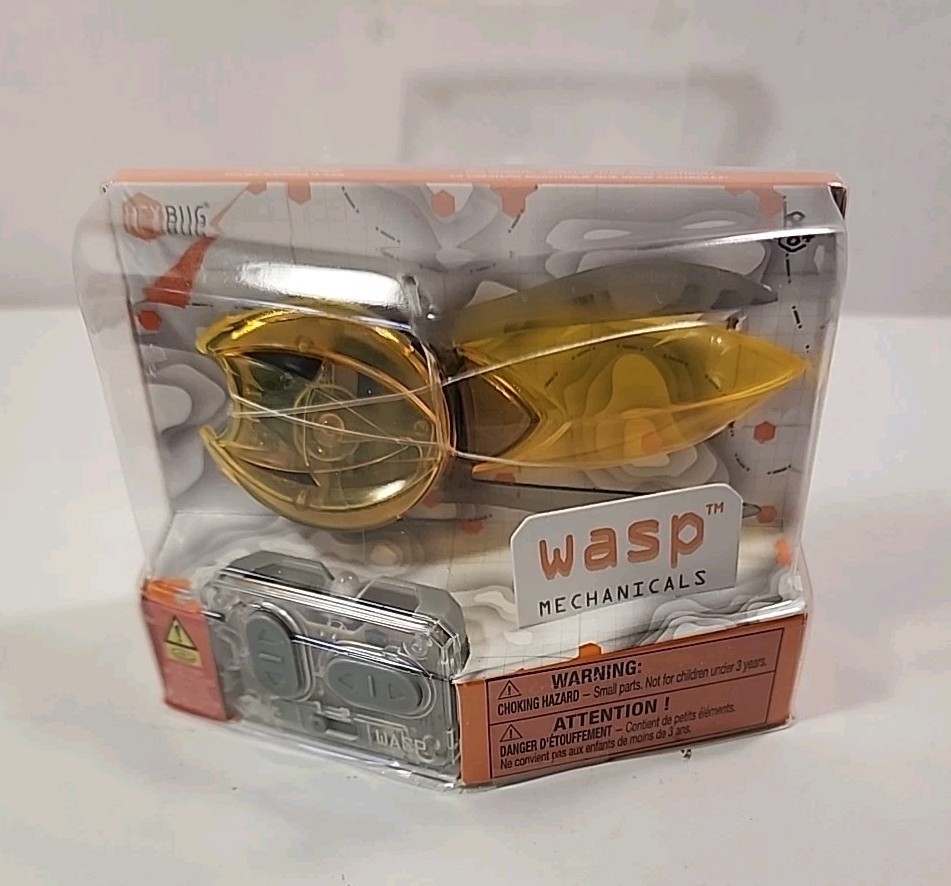 Hexbug--Micro Robotic Creature Mechanicals-Wasp R/C Remote Control