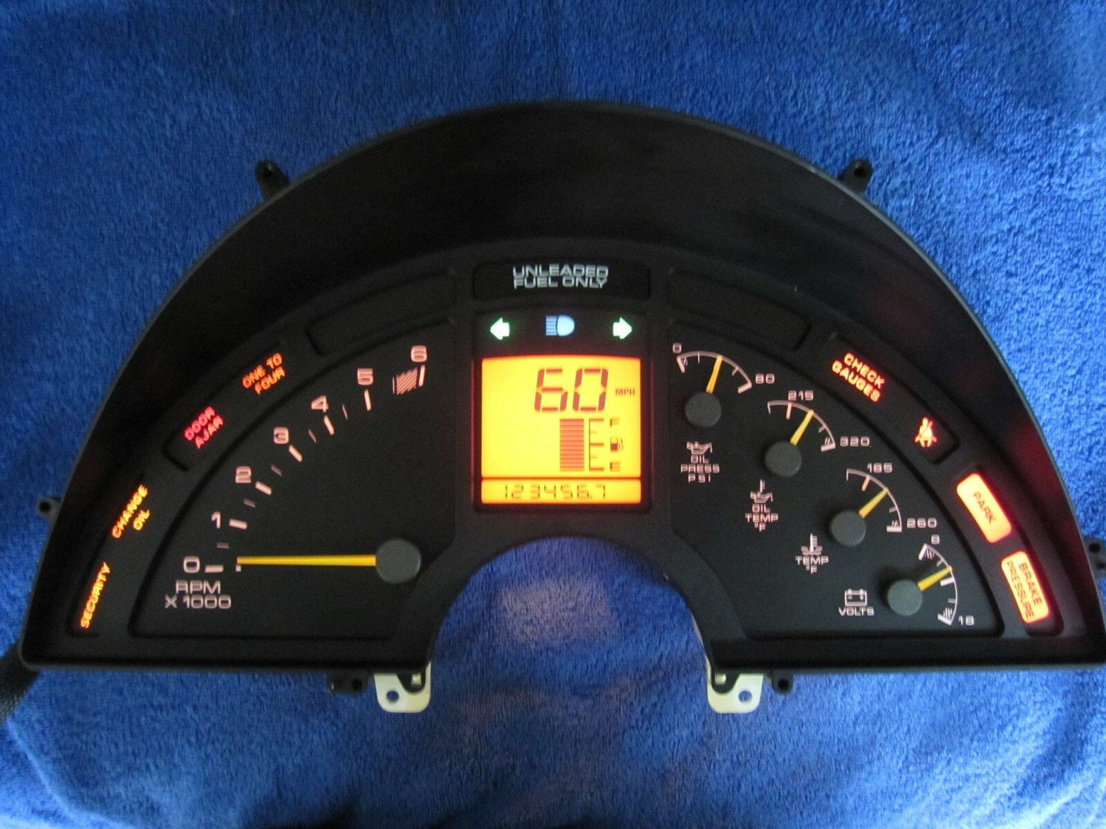 Corvette C4 digital Analog dash instrument cluster Rebuilt 90 91 92 93 94 95 96
