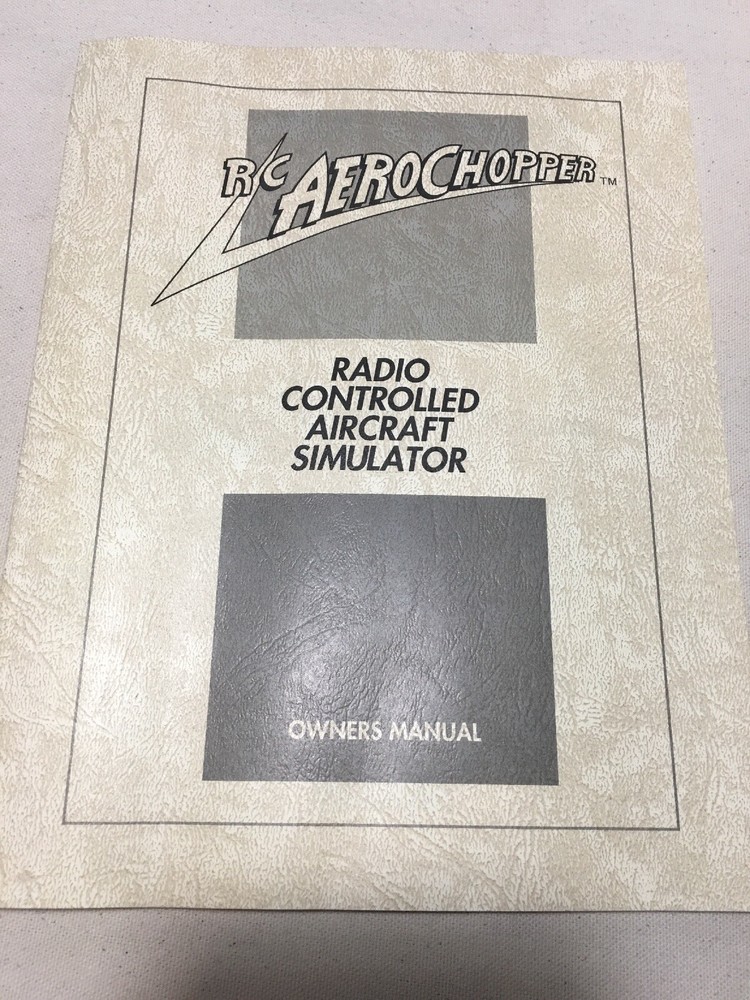 Vintage RC Aerochopper Flight Simulation System Ambrosia-Microcomputer-IBM PC