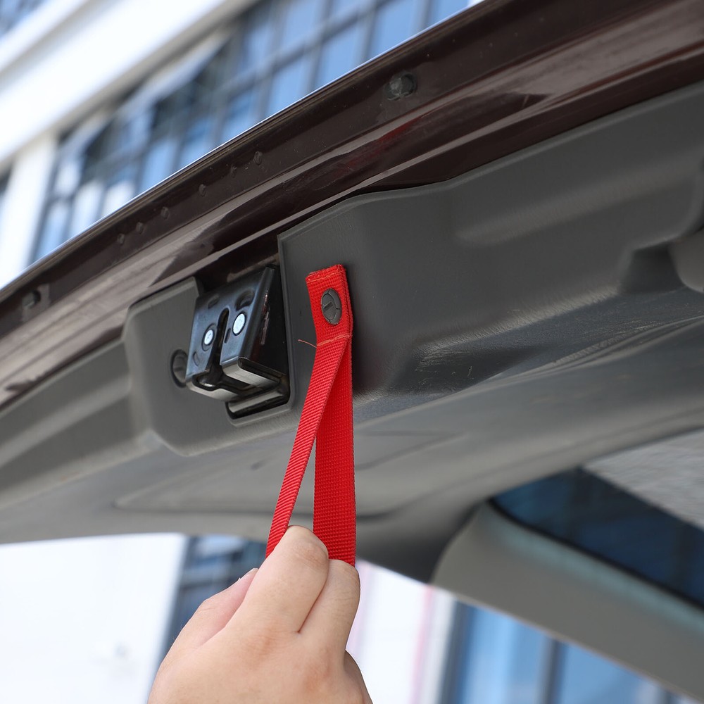 Red Interior Rear Trunk Handle Pull Strap For Honda Pilot 2008