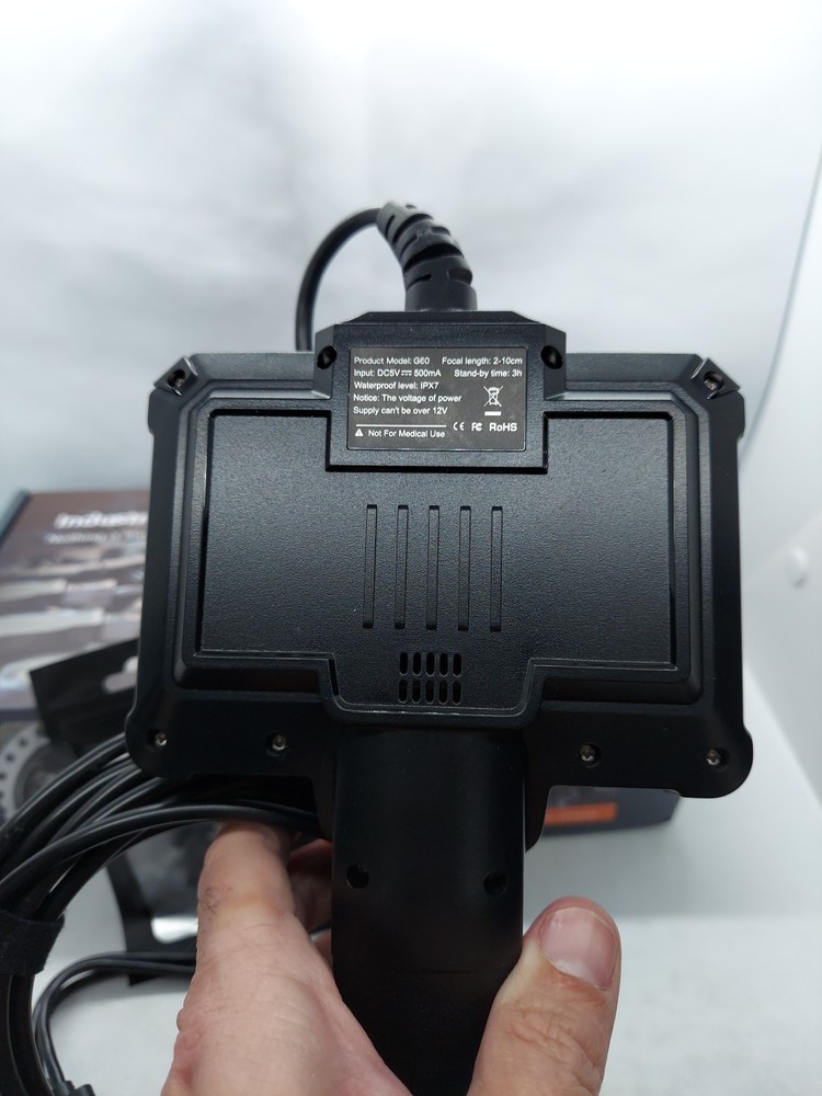 Endoscope Camera with Light - 4.3'' IPS Screen 1080P HD Borescope