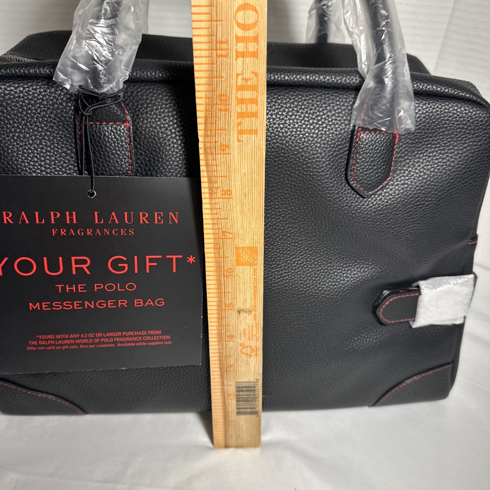 Ralph Lauren Fragrances The Polo Messenger Bag, Small Duffel Bag New Release NWT