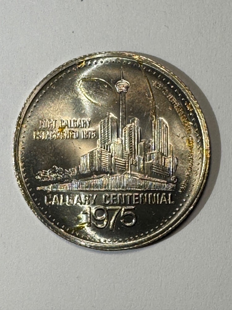 1975 Calgary Centennial One Dollar Token