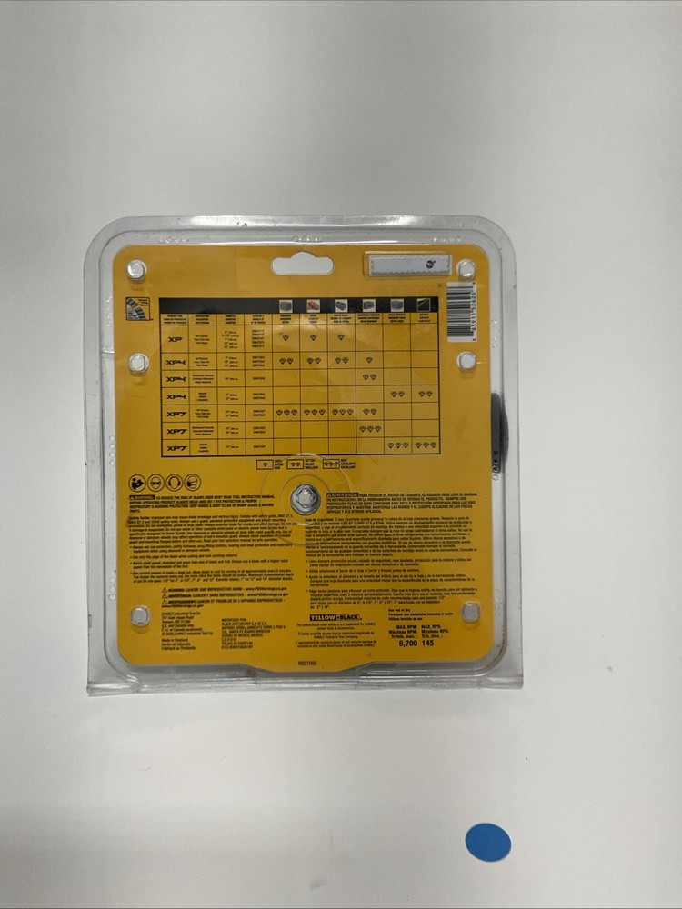 DeWALT DW4714T 7” Segmented Diamond Blade I-481
