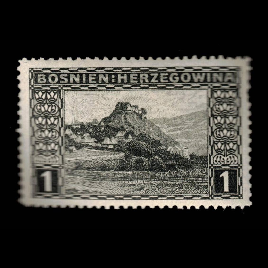 Bosnia & Herzegovina, Scott 30, View of Deboj, 1906, MH, 115356