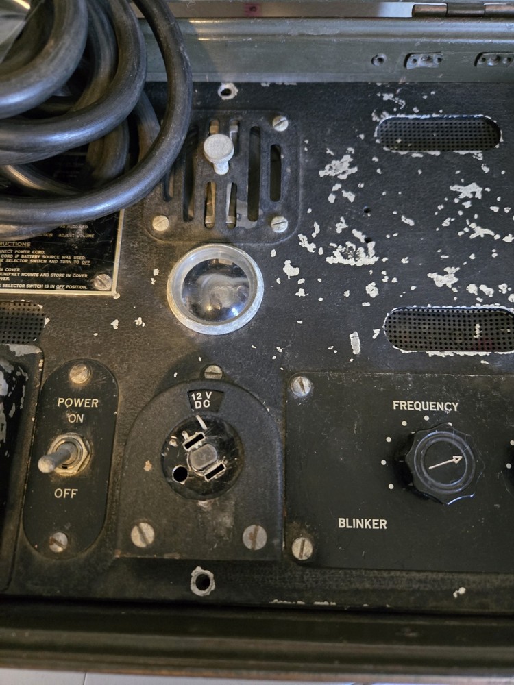 Antique Original World War Two WW2 Era Morse Code Training Machine.