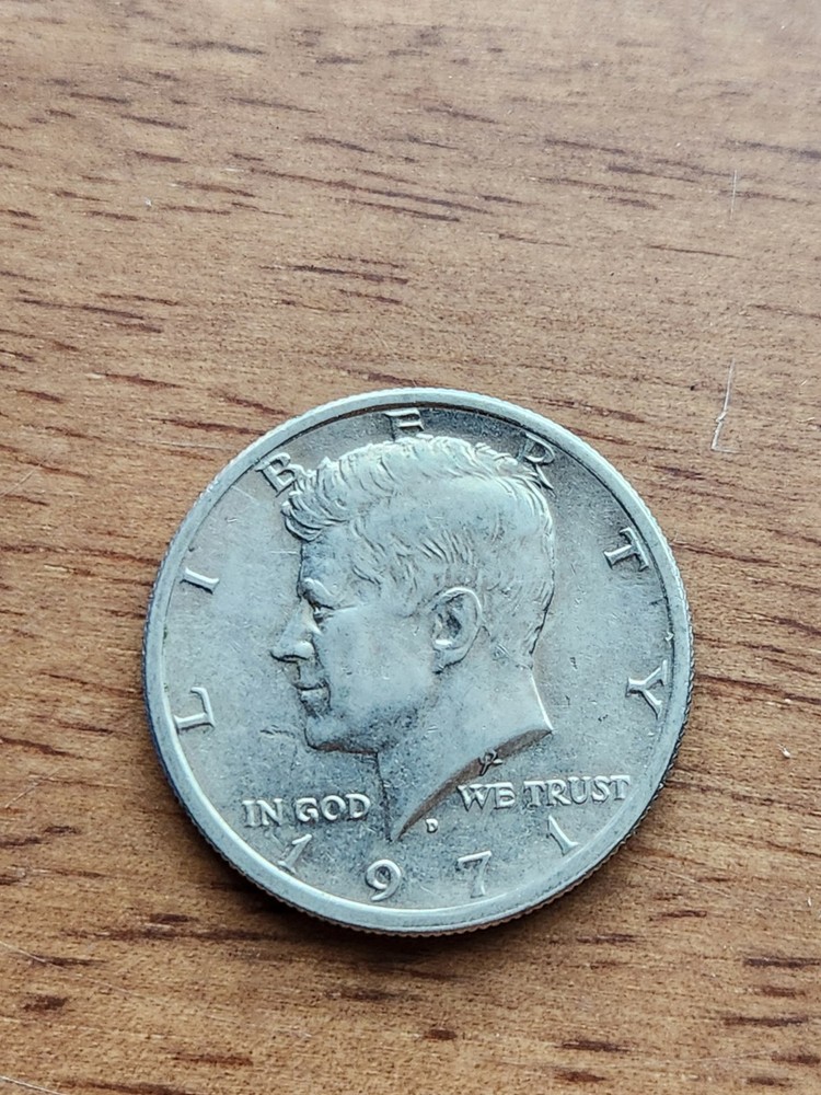 1971-D Clad Kennedy Half Dollar