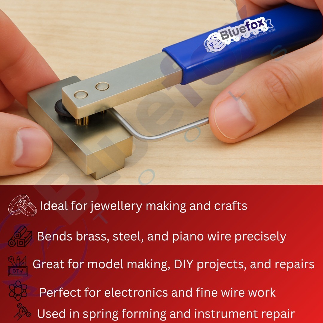 Hand Bender 1/8" Manual Bending Bender Mini Flat Bar Rod Bender 180° 45# Steel