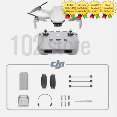 DJI Mini 4K Camera Drone (1 Battery) DJI RC-N1C Remote Controller 100% Authentic