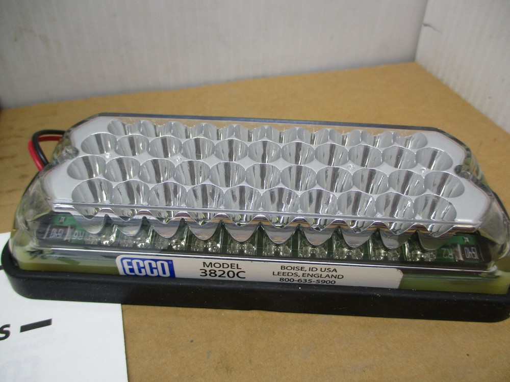 Ecco 3820C LED Head, Oval Clear 24V NEW