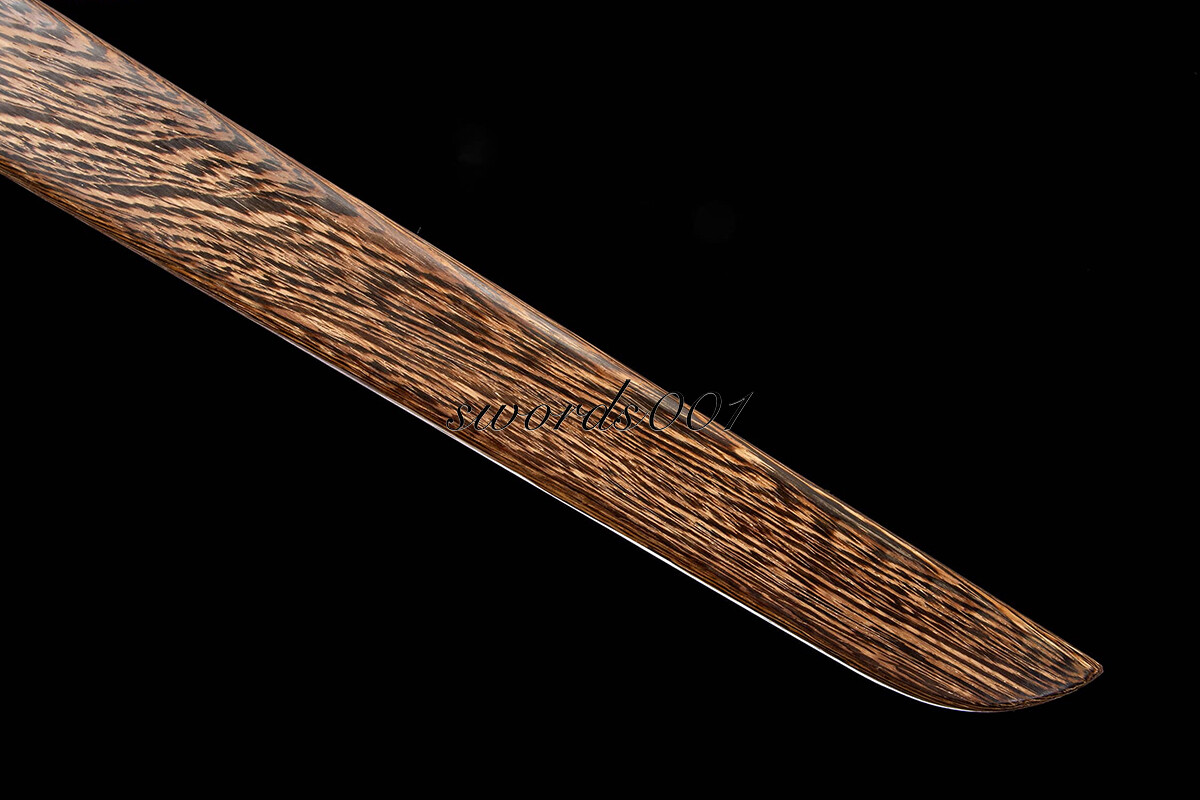 34 IN Rosewood Ring Headed Sword Sharp Dao Broadsword High Manganese Steel Blade