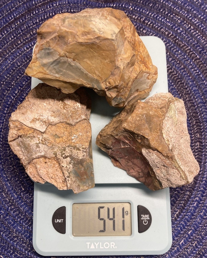 Morrisonite Jasper Lapidary Rough- 19.1oz/541g- Solid Pieces-Porcelain Texture