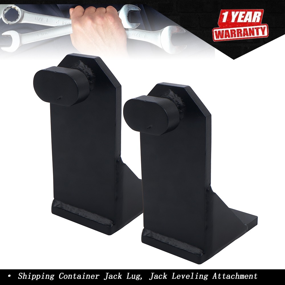 2Pack Shipping Container Jack Lug Upgrade Superior Jack Leveling Attachment