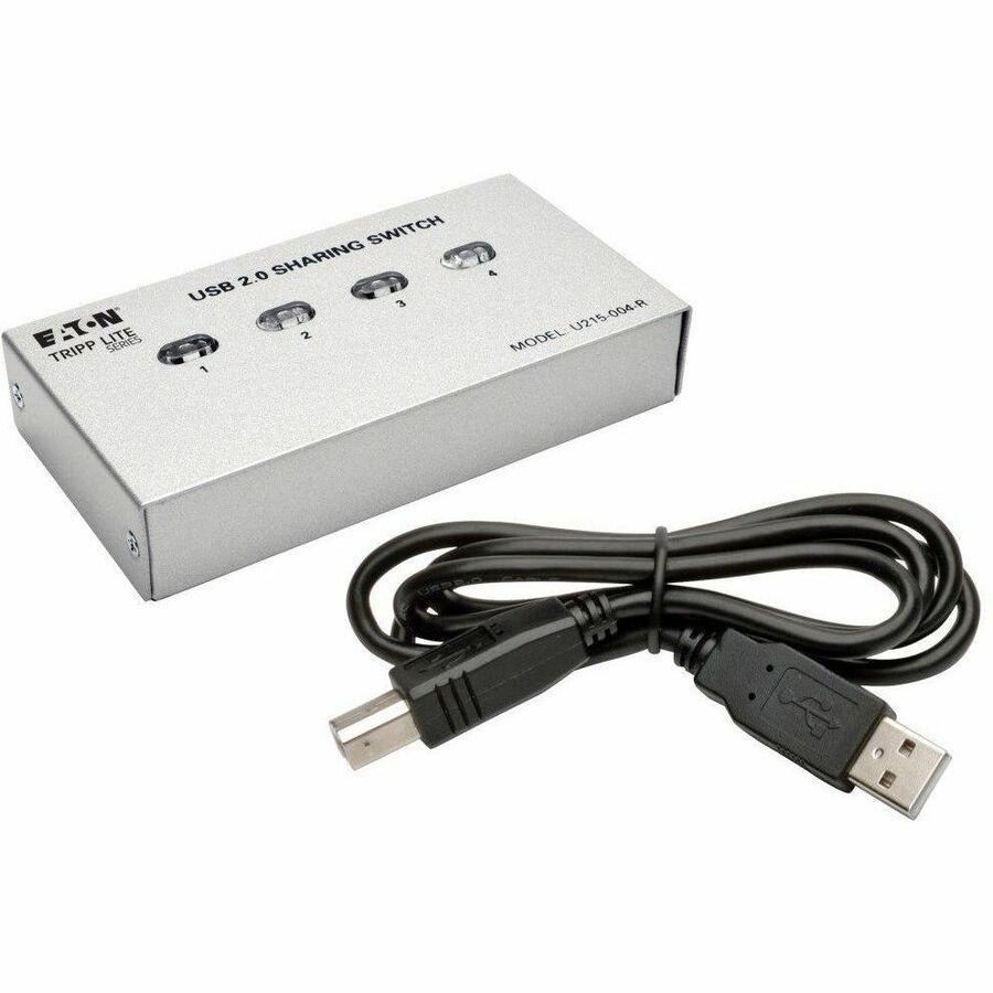 Eaton Tripp Lite Series 4-Port USB 2.0 Printer / Peripheral Sharing Switch
