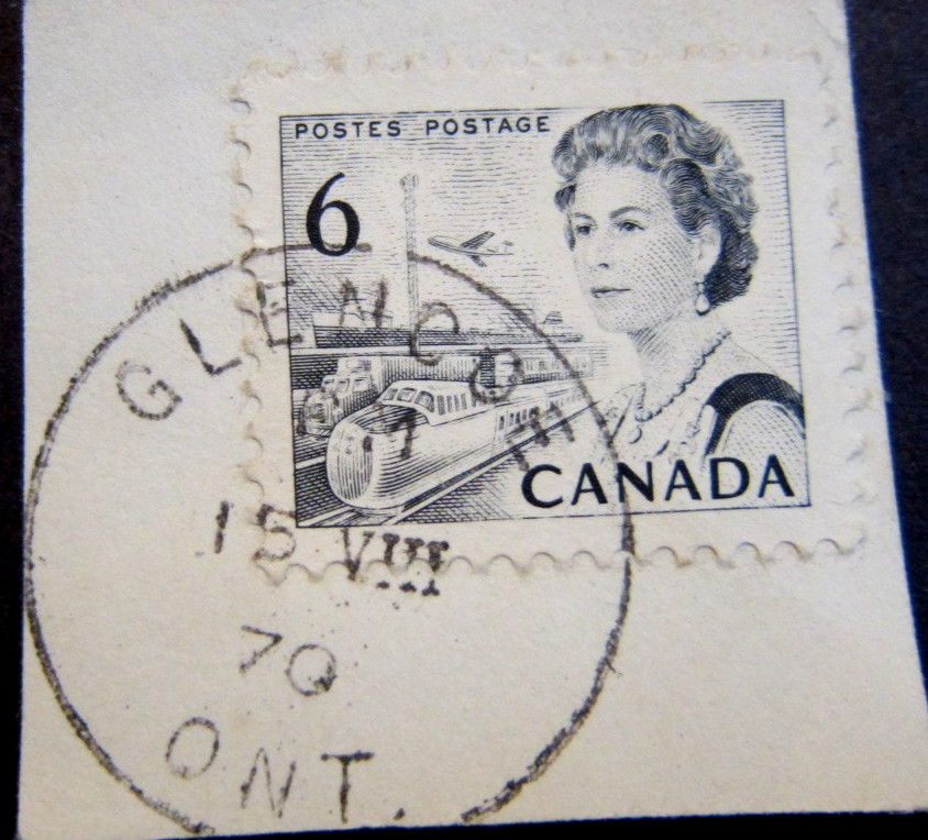 Canada #460 CDS Cancel Glencoe, ON {ebhs145}