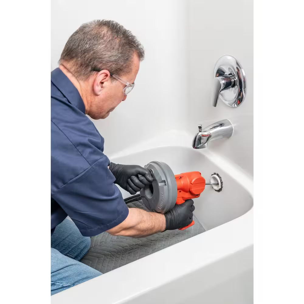 RIDGID EZ SPIN Drain Cleaning Snake Auger Plumbing Tool