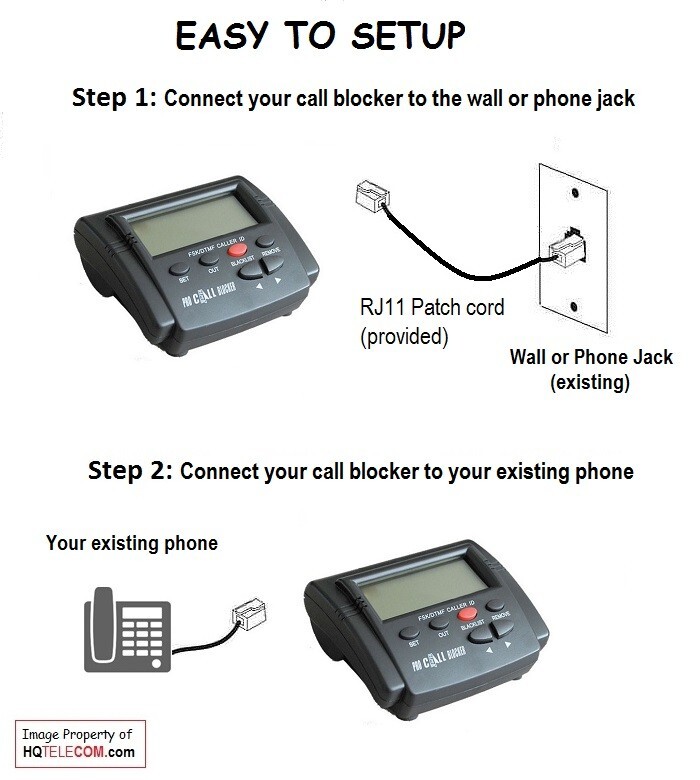 T-Lock Call Blocker + 1-year Virtual BLACKLIST Subscription