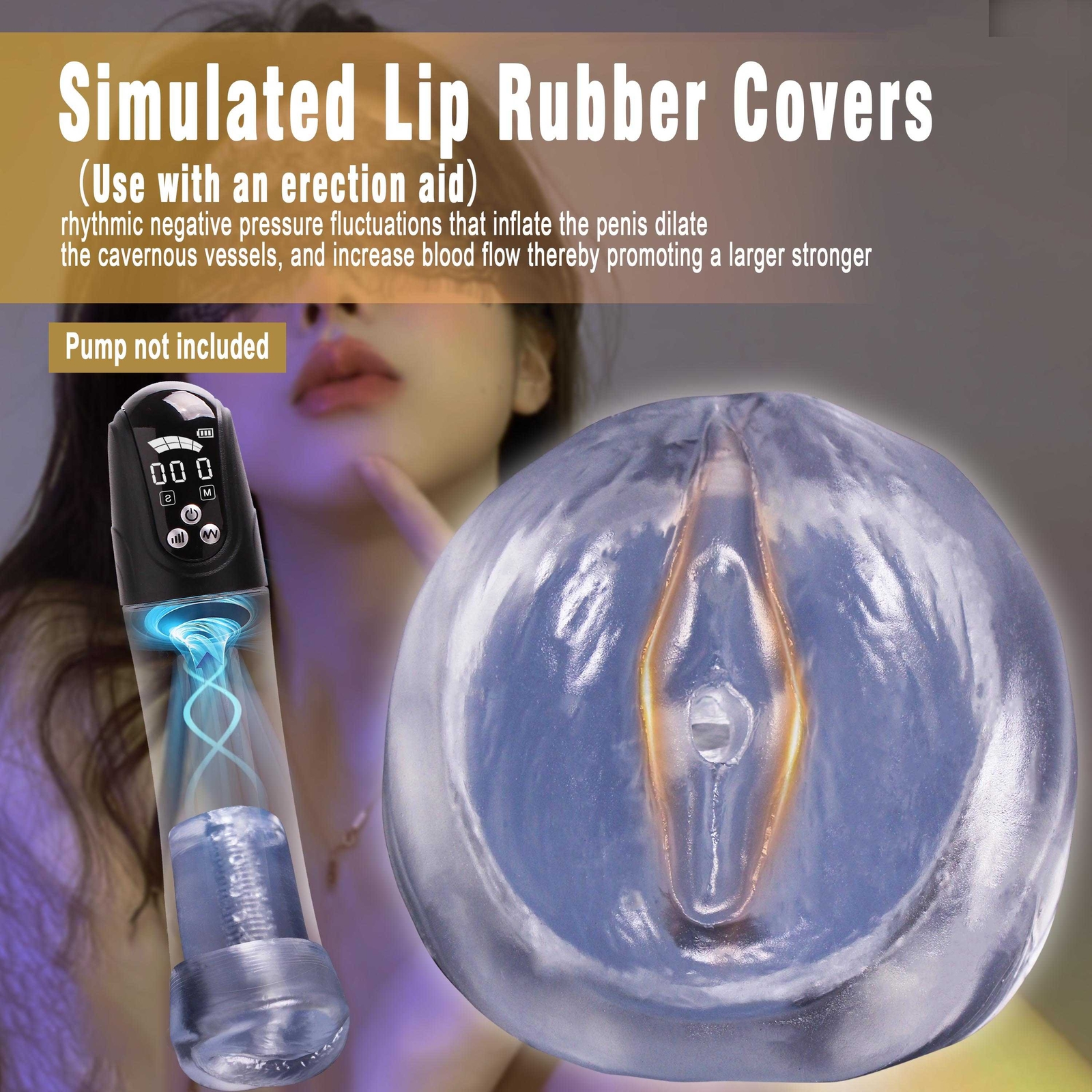 Penis-Pump-Vacuum Seals-Silicone-Rubber-PenisPump Sleeve Universal Donut Sleeves