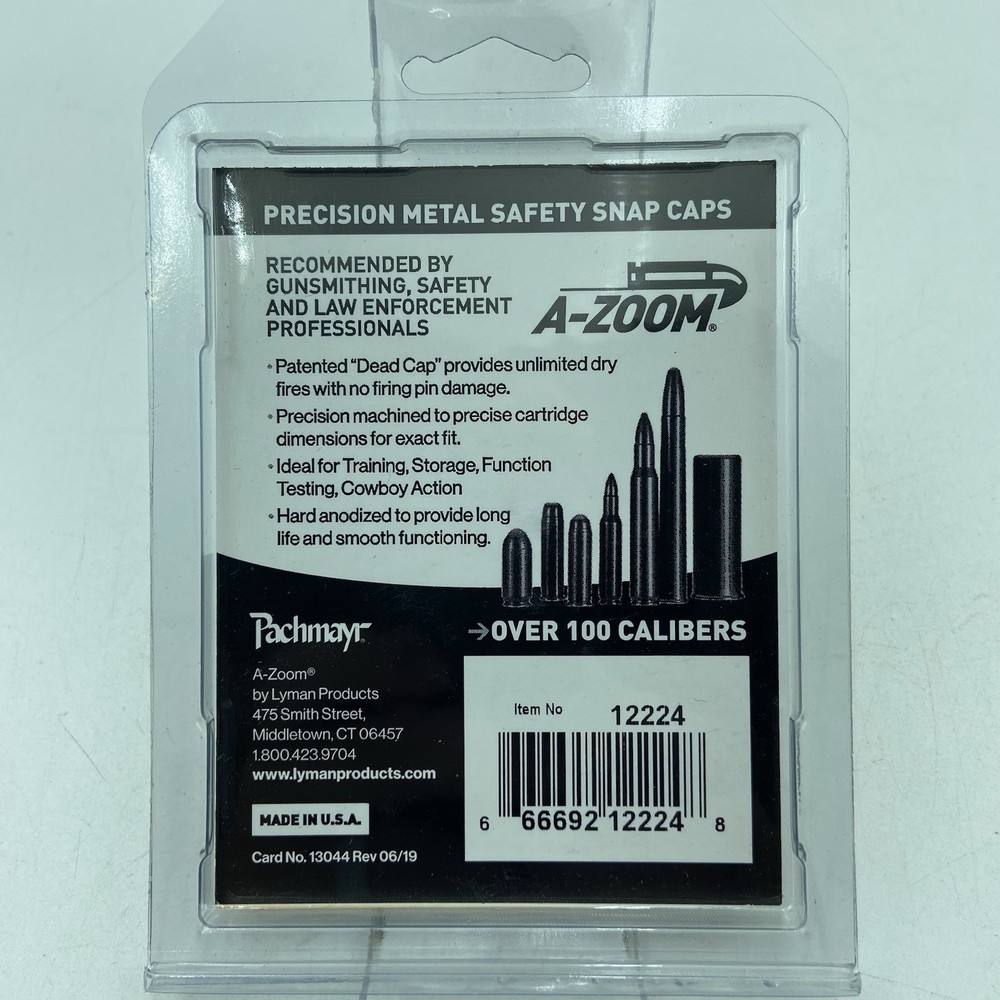 A-Zoom 270 Winchester Precision Snap Caps (2 Pack) 12224