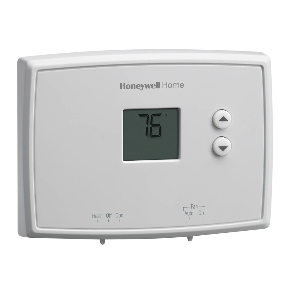 Best Non Programmable Thermostat Digital Button Control Easy Install