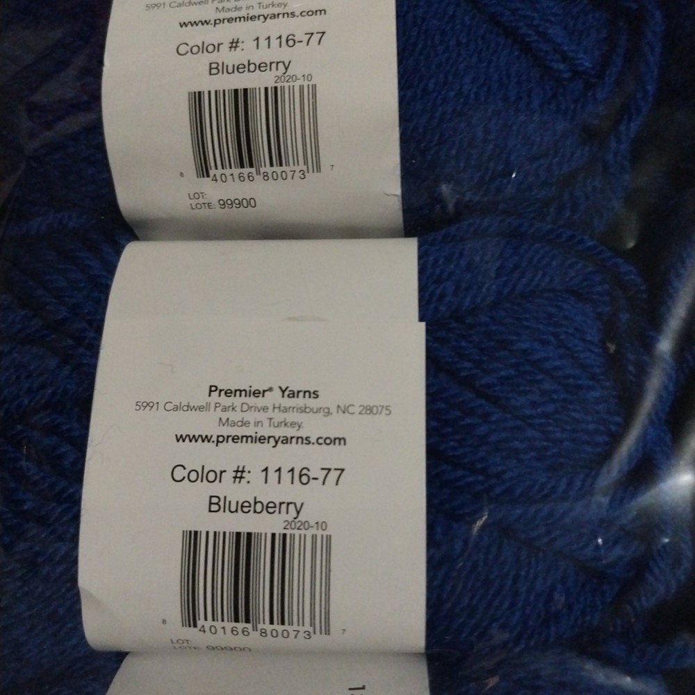 New Premier Just Yarn "Blueberry"