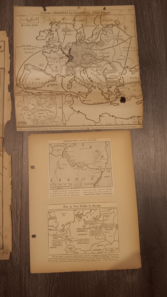 Strategic Aerial WW2 Illustrated Maps