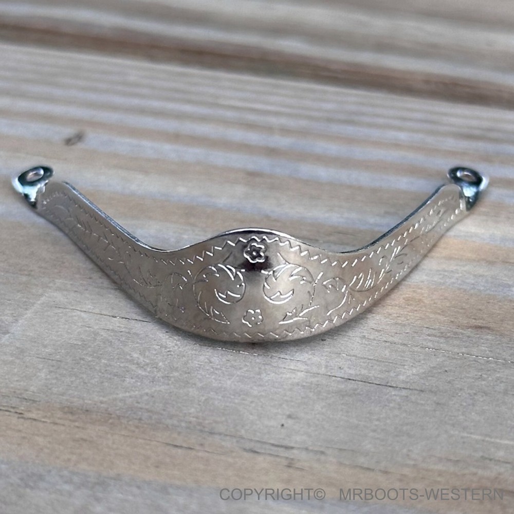 ALM-100-TN Cowboy Boot Toe Tips Nickel Plated