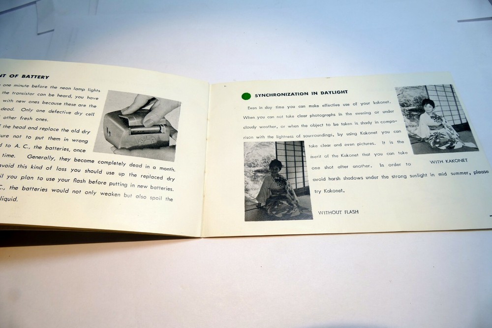 Kakonet Flash Operating Instruction manual Guide