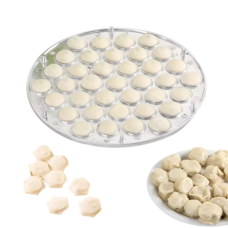 37-Hole Dumpling & Ravioli Maker Mold - DIY Batch Pasta Press Tool
