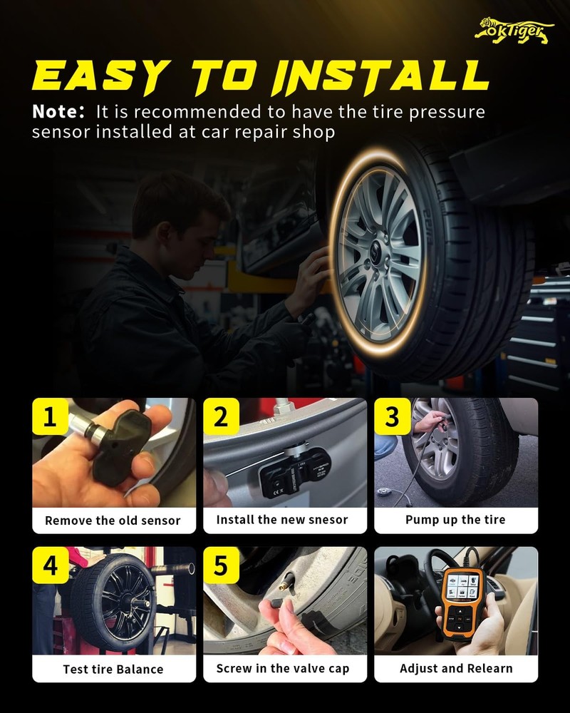 315MHz TPMS Sensor Pre-programed Fit for Gmc 2007-2016 Acadia 2010-20...