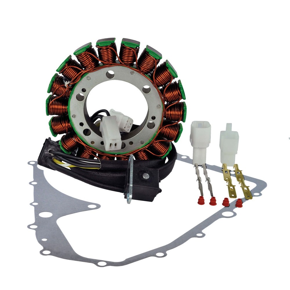 Kit Stator + Crankcase Cover Gasket For Suzuki LTA 400 Eiger 4x4 Auto 2004 2005